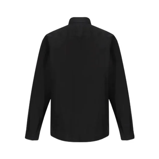 Logo Embroidered Long-Sleeved Shirt