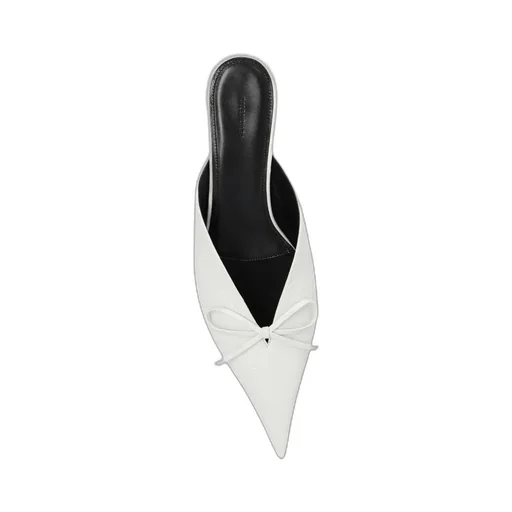 Knife Bow Detailed Mules