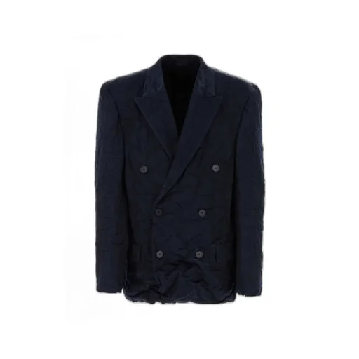Creased Effect Blazer