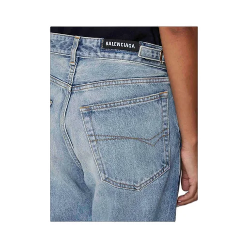 Distressed Loose-Fit Jeans
