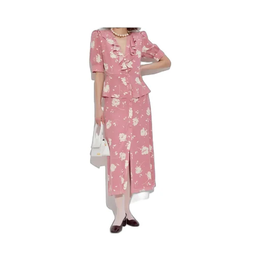 Floral-Print Midi Dress