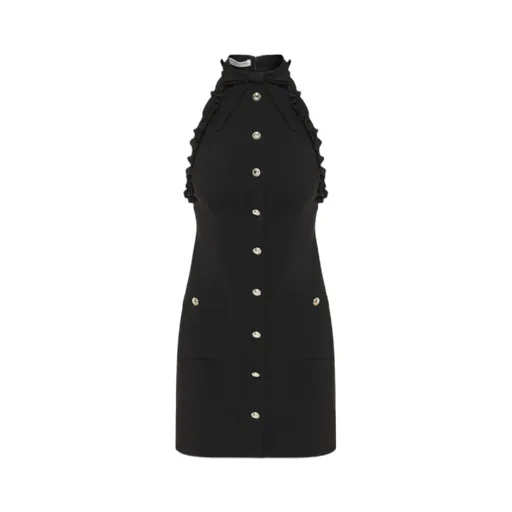 Bow Detailed Mini Dress