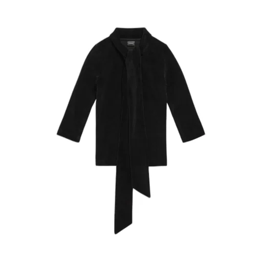 Turtleneck Scarf Fitted Top
