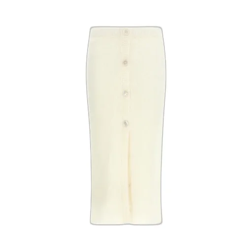 Mohair-Blend Midi Skirt