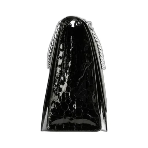 Crush Large Chain Bag Crocodile Embossed
