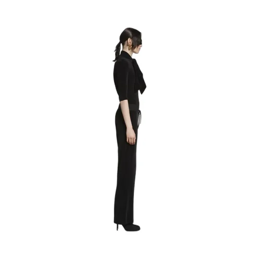 Turtleneck Scarf Fitted Top