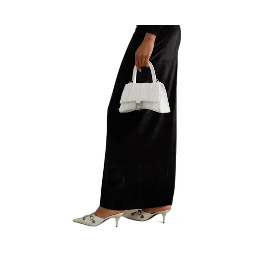 Mini Hourglass Logo-Plaque Bag