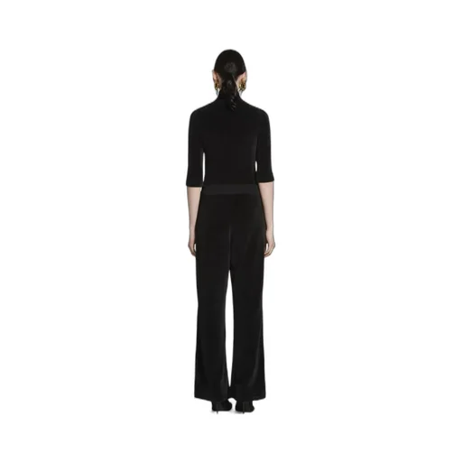 Turtleneck Scarf Fitted Top