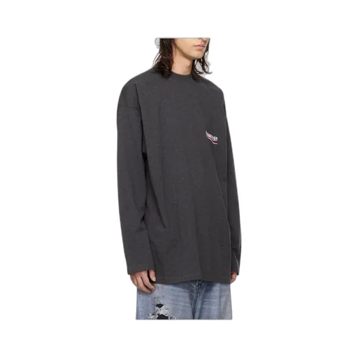 Logo Embroidered Long-Sleeve T-Shirt