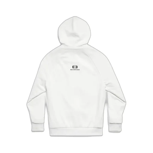 Long Printed Straight Hem Hoodie