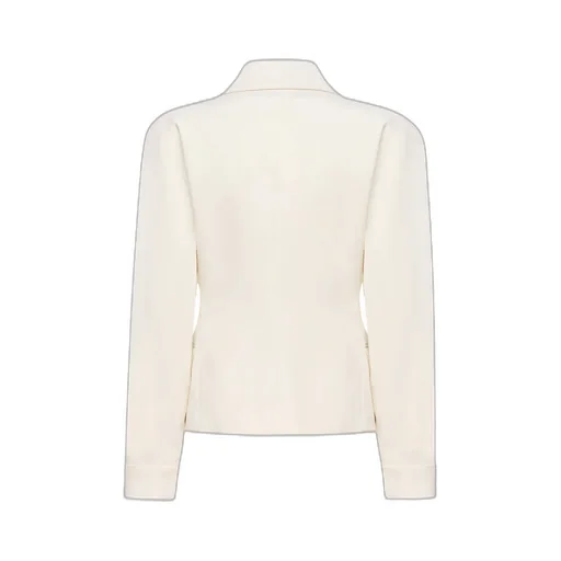 Crystal-Embellished Double-Breasted Jacket
