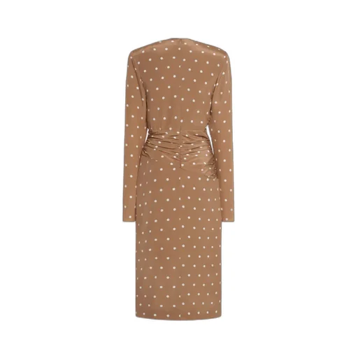 Polka Dot Dress With Volant