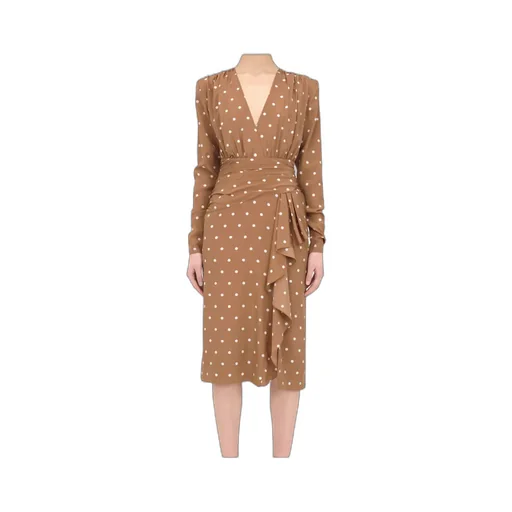 Polka Dot Dress With Volant