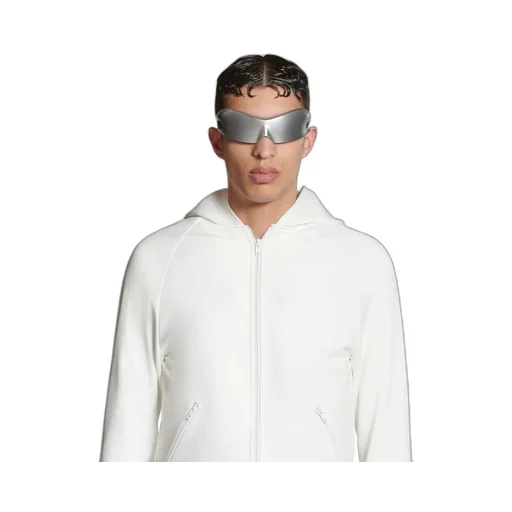 Long Printed Straight Hem Hoodie