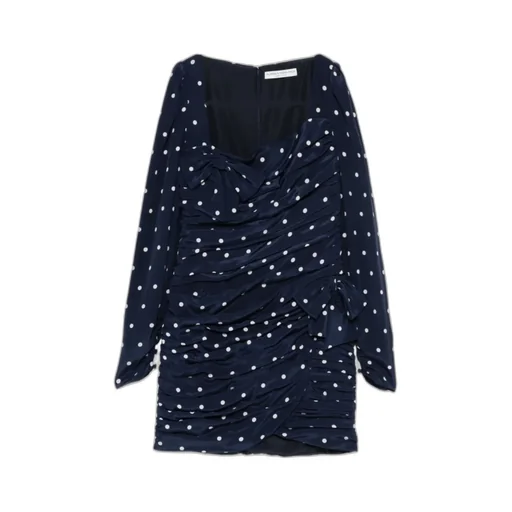 Polka-Dot Bow Mini Dress