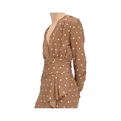 Polka Dot Dress With Volant