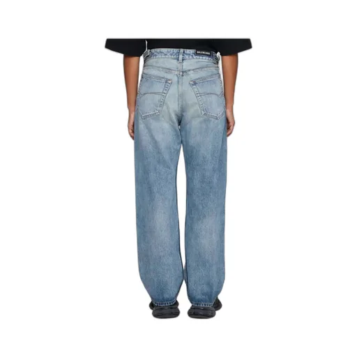 Distressed Loose-Fit Jeans