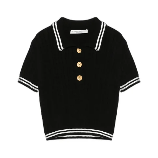 Braided Polo Shirt
