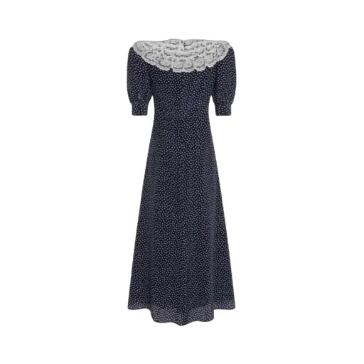 Polka-Dot Maxi Dress
