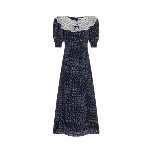 Polka-Dot Maxi Dress