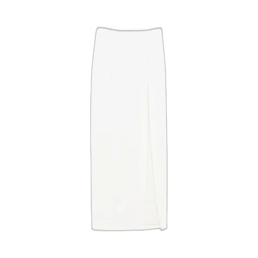 Split-Front Midi Skirt