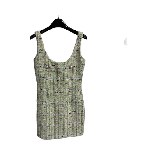 Sleeveless Tweed Dress