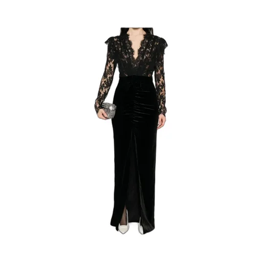 Lace-Embellished Dress