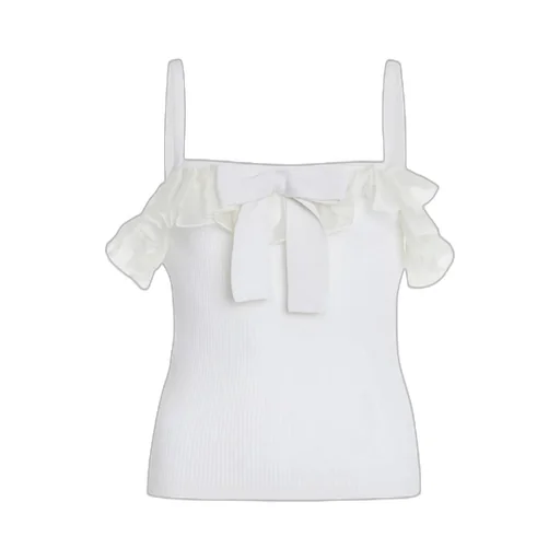 Bow Ruffled Top