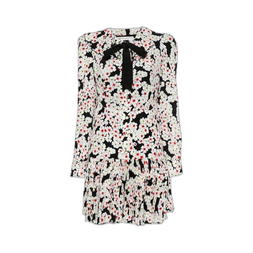 Daisies Pattern Pleated Dress