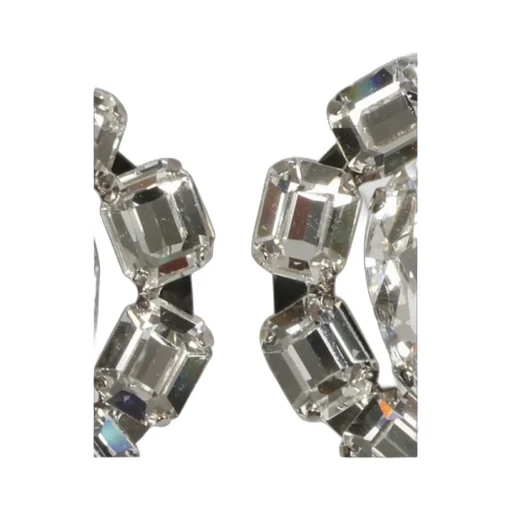 Crystal-Embellished Clip-On Earrings