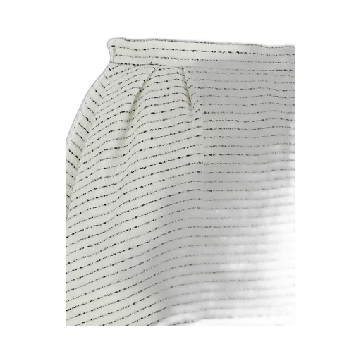 Tweed Pleated Mini Skirt
