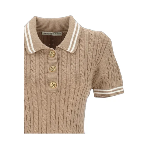 Braided Polo Shirt