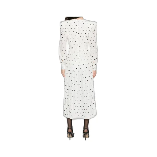 Polka-Dot Midi Dress