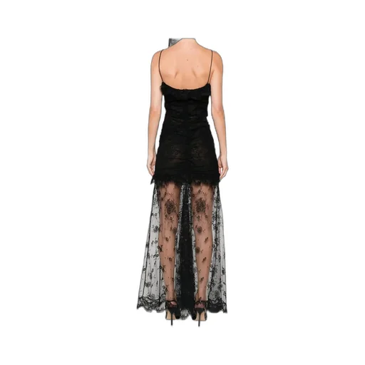 Lace Ruched Dress