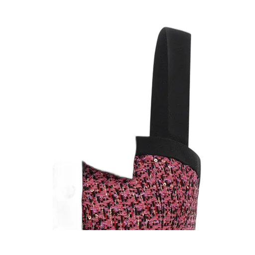 Sequin-Embellished Tweed Top
