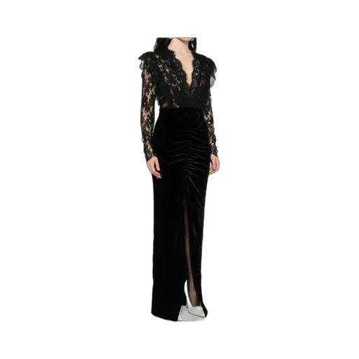 Lace-Embellished Dress