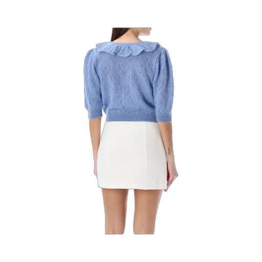 Crystal Embellished Short Sweater