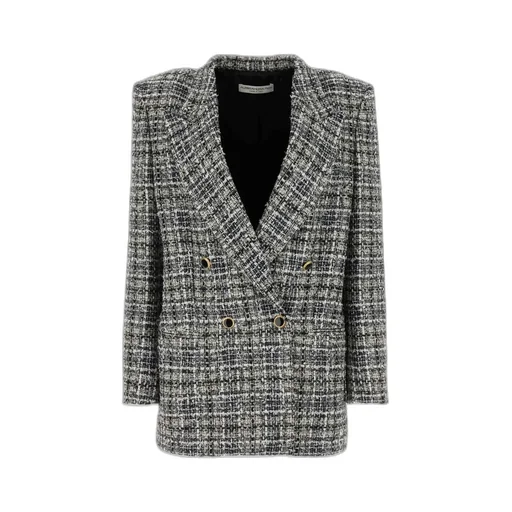 Checked Tweed Jacket