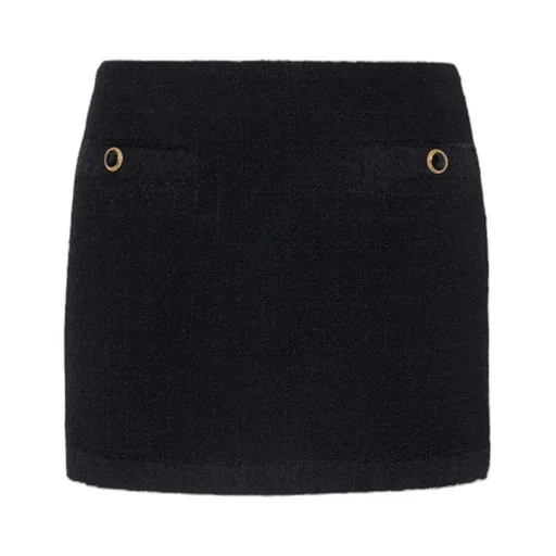 Tweed Low-Waisted Mini Skirt