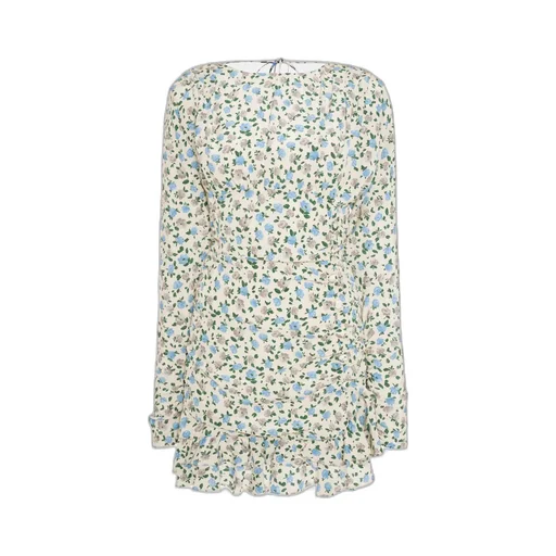 Floral Printed Asymmetric Mini Dress