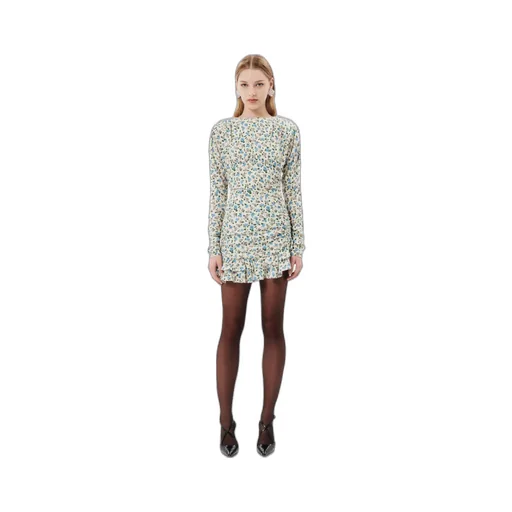 Floral Printed Asymmetric Mini Dress