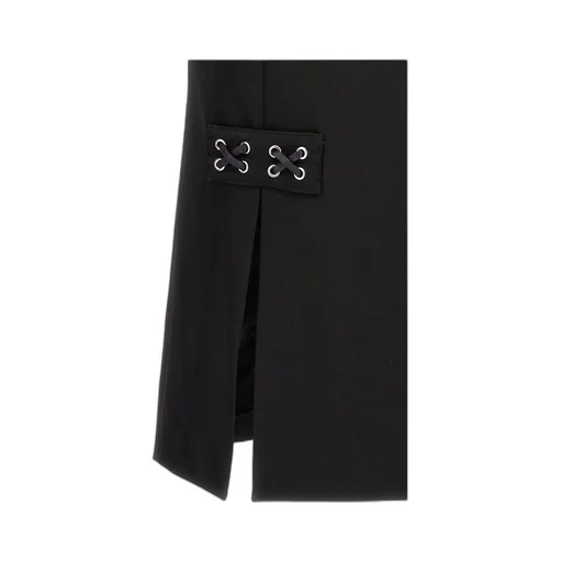 High Waisted Slit Detailed Skirt