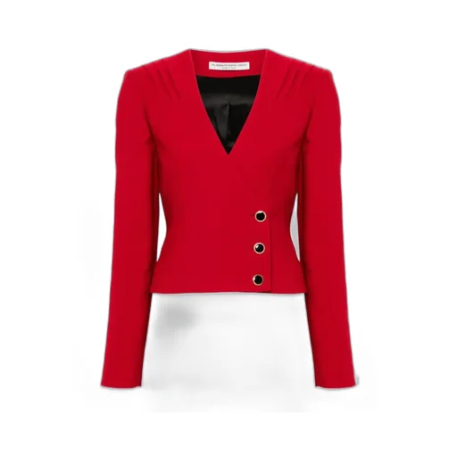 Single-Breasted Wool Blazer