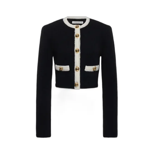 Knitted Cropped Cardigan