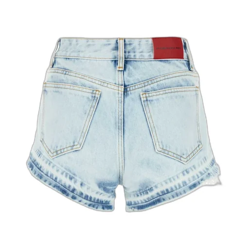 Studded Denim Shorts