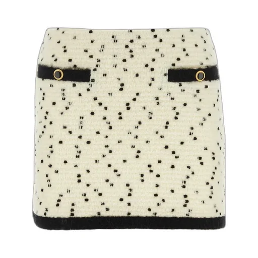 Bouclé Wool-Blend Miniskirt