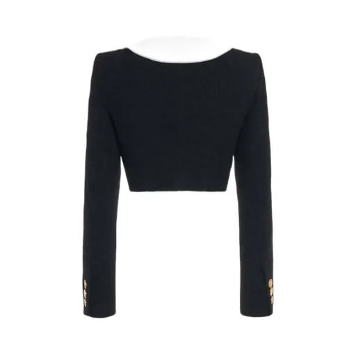 Ruffle-Collar Jacket