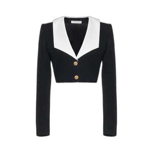 Ruffle-Collar Jacket