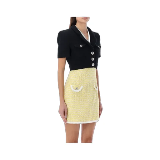 Short-Sleeve Crop Jacket