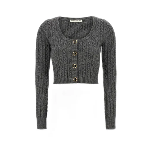 Knitted Cropped Cardigan